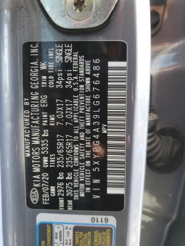 2020 KIA SORENTO L - 5XYPG4A39LG676486