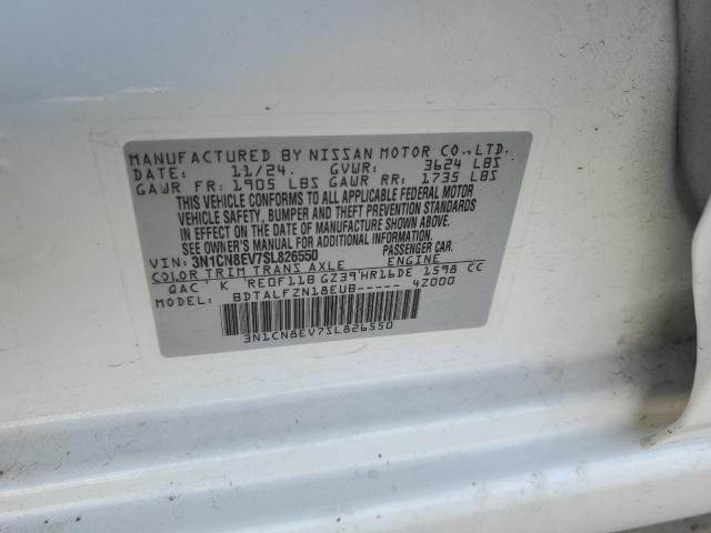 2025 NISSAN VERSA SV - 3N1CN8EV7SL826550