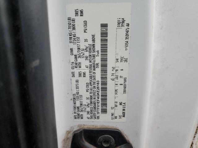 2016 FORD F150 SUPER - 1FTFX1EF4GKE26183