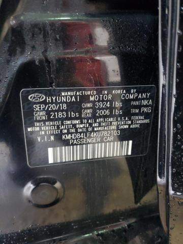 2019 HYUNDAI ELANTRA SE - KMHD84LF4KU782103