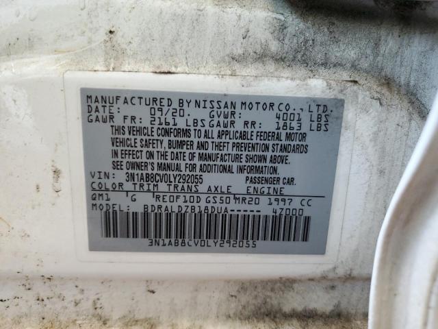 2020 NISSAN SENTRA SV - 3N1AB8CV0LY292055
