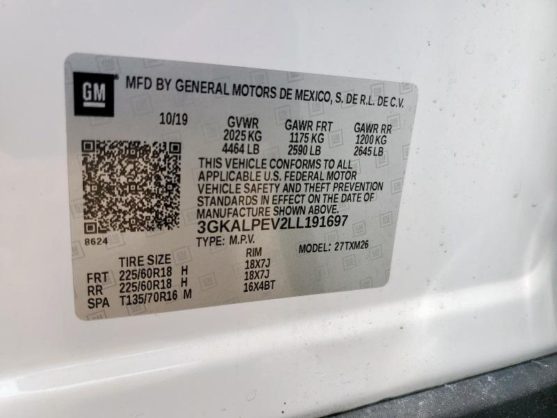 2020 GMC TERRAIN SL - 3GKALPEV2LL191697