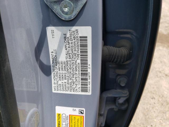 2022 HONDA ACCORD HYB 1HGCV3F24NA045034