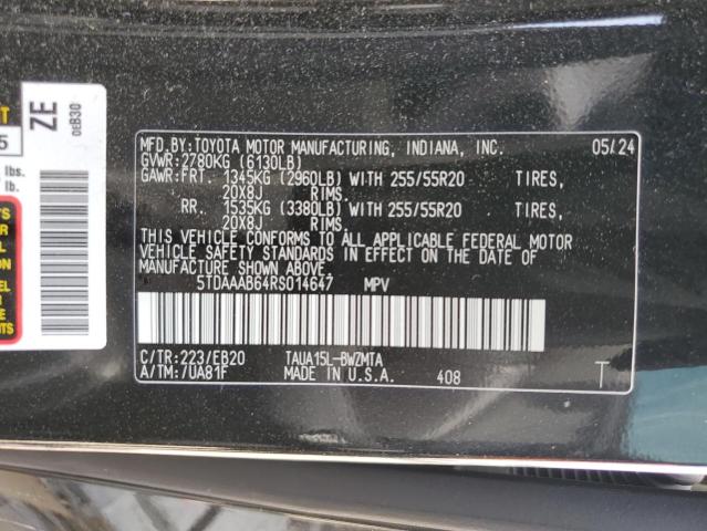 2024 LEXUS TX 350 BAS 5TDAAAB64RS014647
