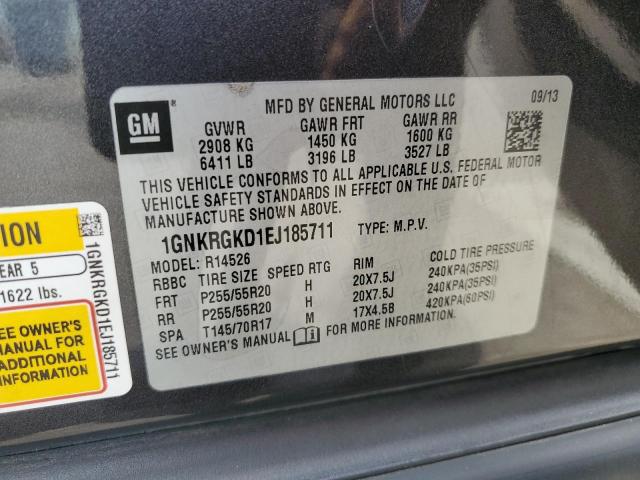 2014 CHEVROLET TRAVERSE L - 1GNKRGKD1EJ185711