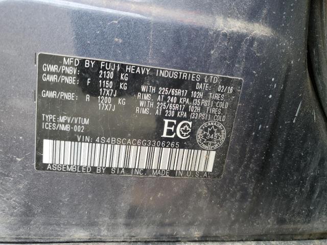 2016 SUBARU OUTBACK 2. - 4S4BSCAC6G3306265