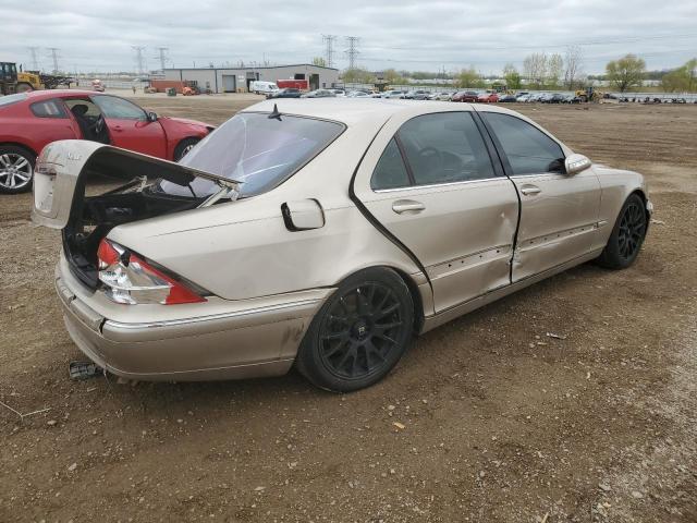 MERCEDES-BENZ S 430 4MAT 2003 tan  gas WDBNG83J23A377463 photo #4