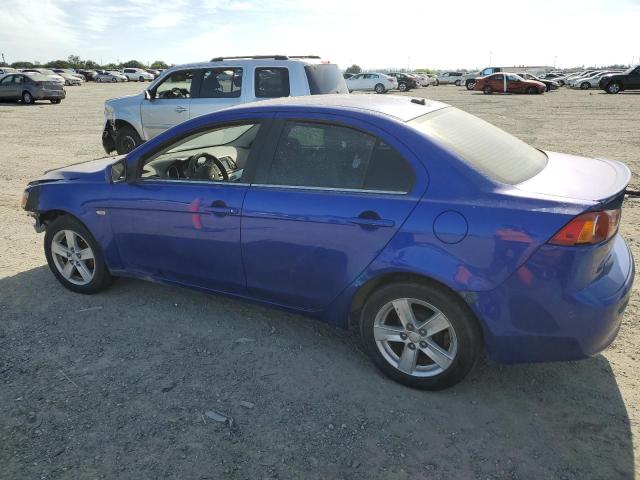 MITSUBISHI LANCER ES 2008 blue sedan 4d gas JA3AU26UX8U034321 photo #3