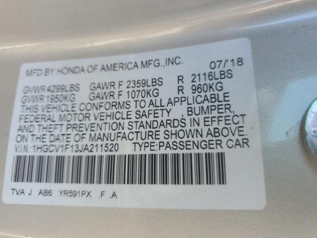 2018 HONDA ACCORD LX - 1HGCV1F13JA211520