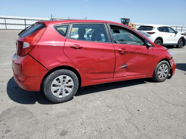 HYUNDAI ACCENT SE 2017 red hatchbac gas KMHCT5AE2HU348622 photo #4