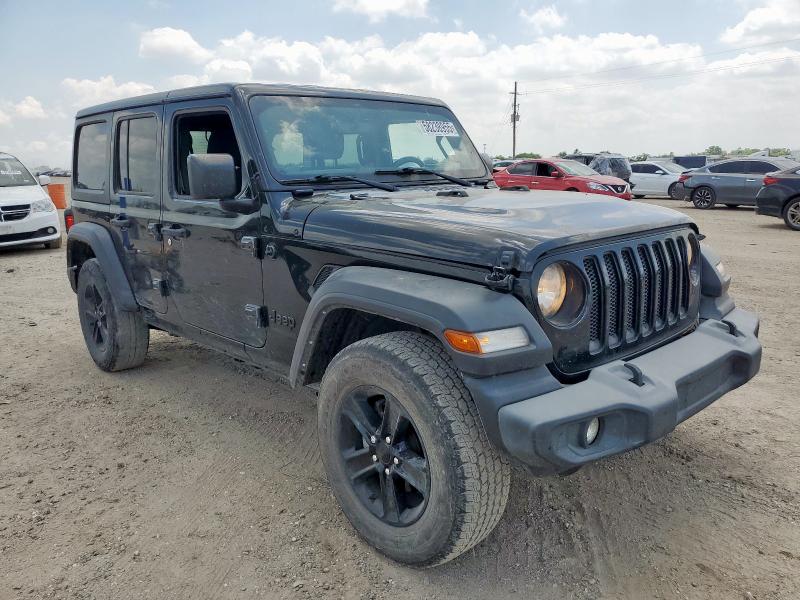 Vin: 1c4hjxdn7mw679279, lot: 58238955, jeep wrangler sport 20214