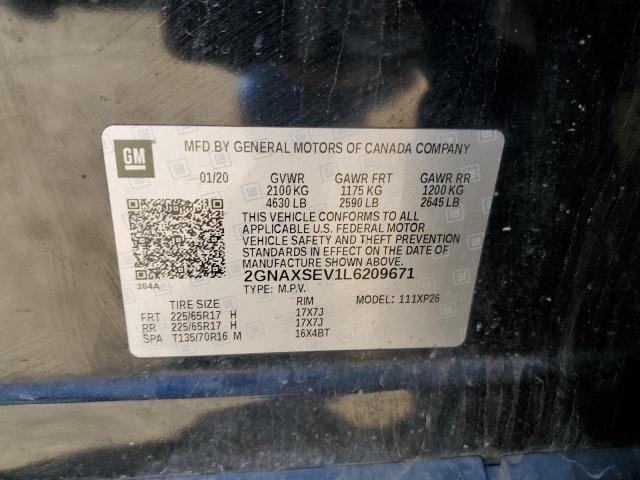 2020 CHEVROLET EQUINOX LS - 2GNAXSEV1L6209671