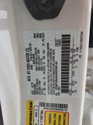 2022 FORD BRONCO SPO - 3FMCR9A62NRD88149