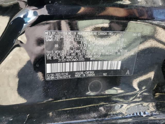 2t3zf4dv3aw043005 - 2010 Toyota rav4 - #58169005