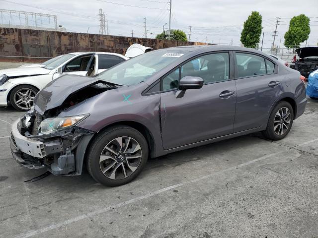 HONDA CIVIC EX 2015 gray  gas 2HGFB2F85FH565301 photo #1