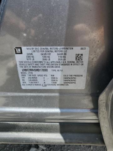 2021 BUICK ENVISION A LRBFZRR45MD178980