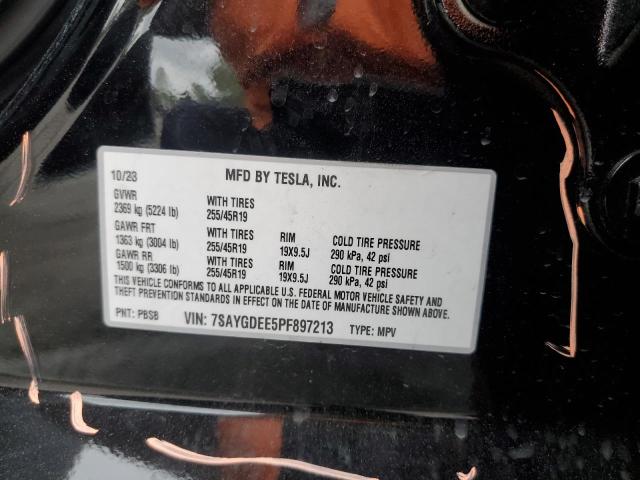 2023 TESLA MODEL Y 7SAYGDEE5PF897213