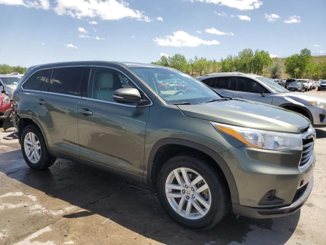 Vin: 5tdbkrfh8fs146575, lot: 56992035, toyota highlander le 20154