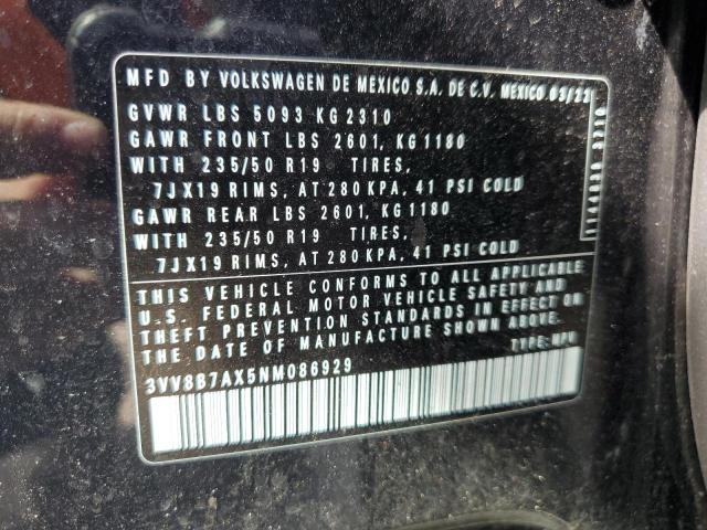 2022 VOLKSWAGEN TIGUAN SE - 3VV8B7AX5NM086929