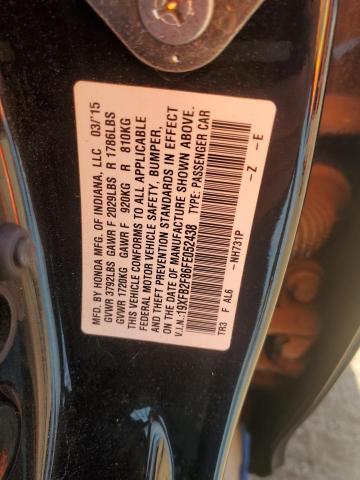 2015 HONDA CIVIC EX 19XFB2F86FE052438
