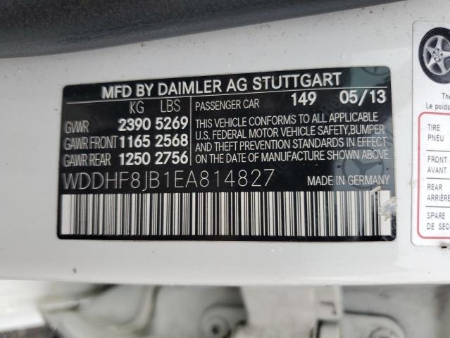 2014 MERCEDES-BENZ E 350 4MAT - WDDHF8JB1EA814827