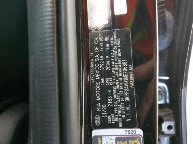 2021 KIA FORTE GT L 3KPF34AD1ME296881