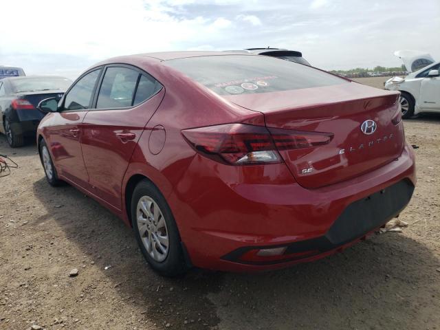 Vin: kmhd74lf0lu900118, lot: 57529855, hyundai elantra se 20202
