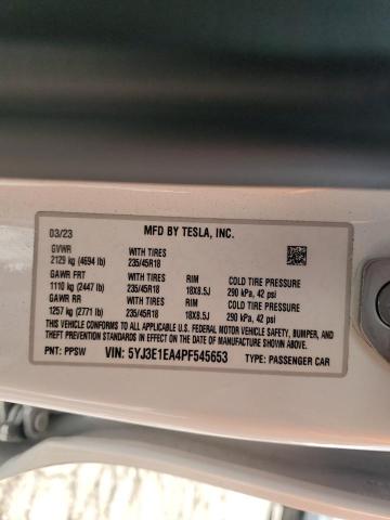 2023 TESLA MODEL 3 - 5YJ3E1EA4PF545653