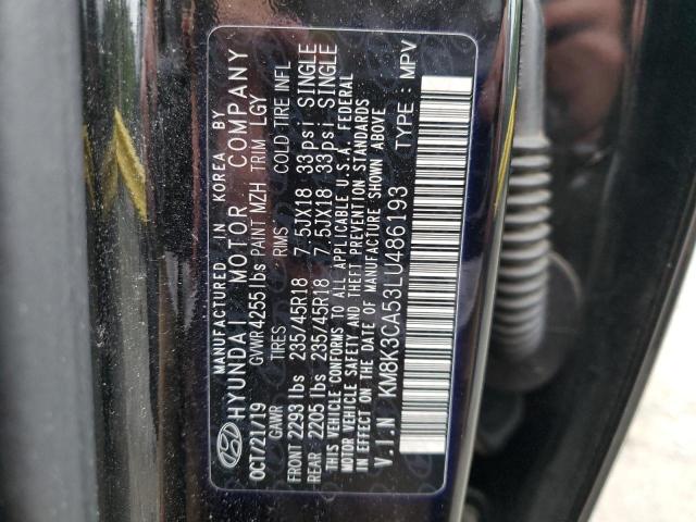 2020 HYUNDAI KONA LIMIT - KM8K3CA53LU486193