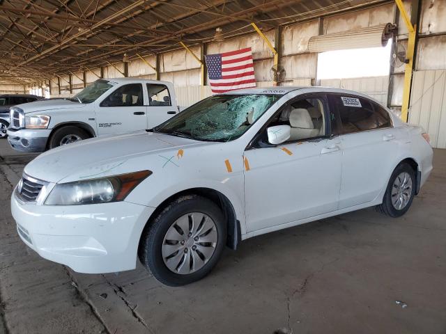 HONDA ACCORD LX 2010 white  gas 1HGCP2F37AA157768 photo #1