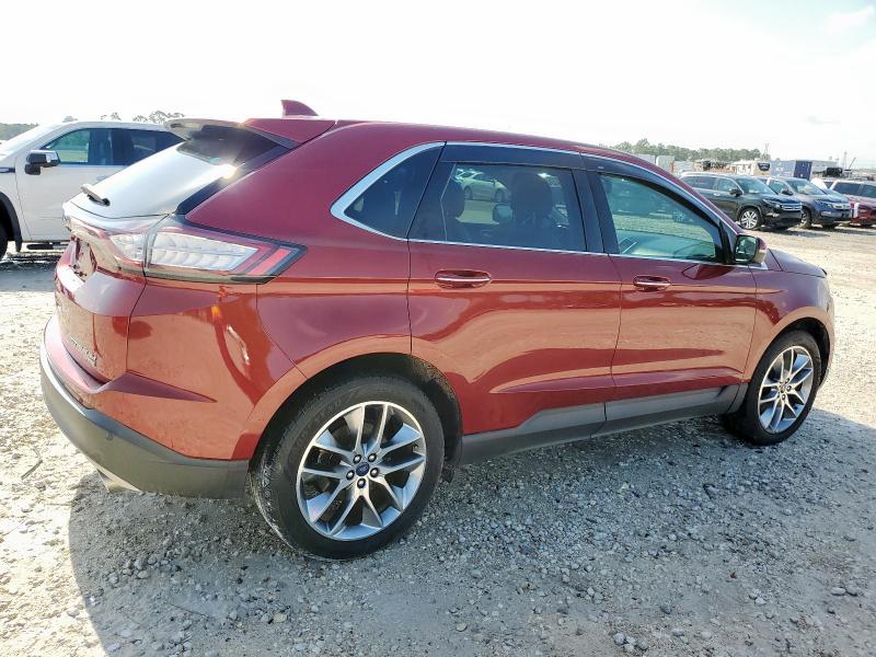 Vin: 2fmpk4k89hbb36605, lot: 58420965, ford edge titanium 20173