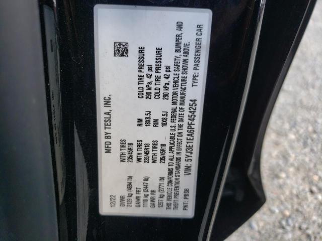 2023 TESLA MODEL 3 - 5YJ3E1EA6PF454254