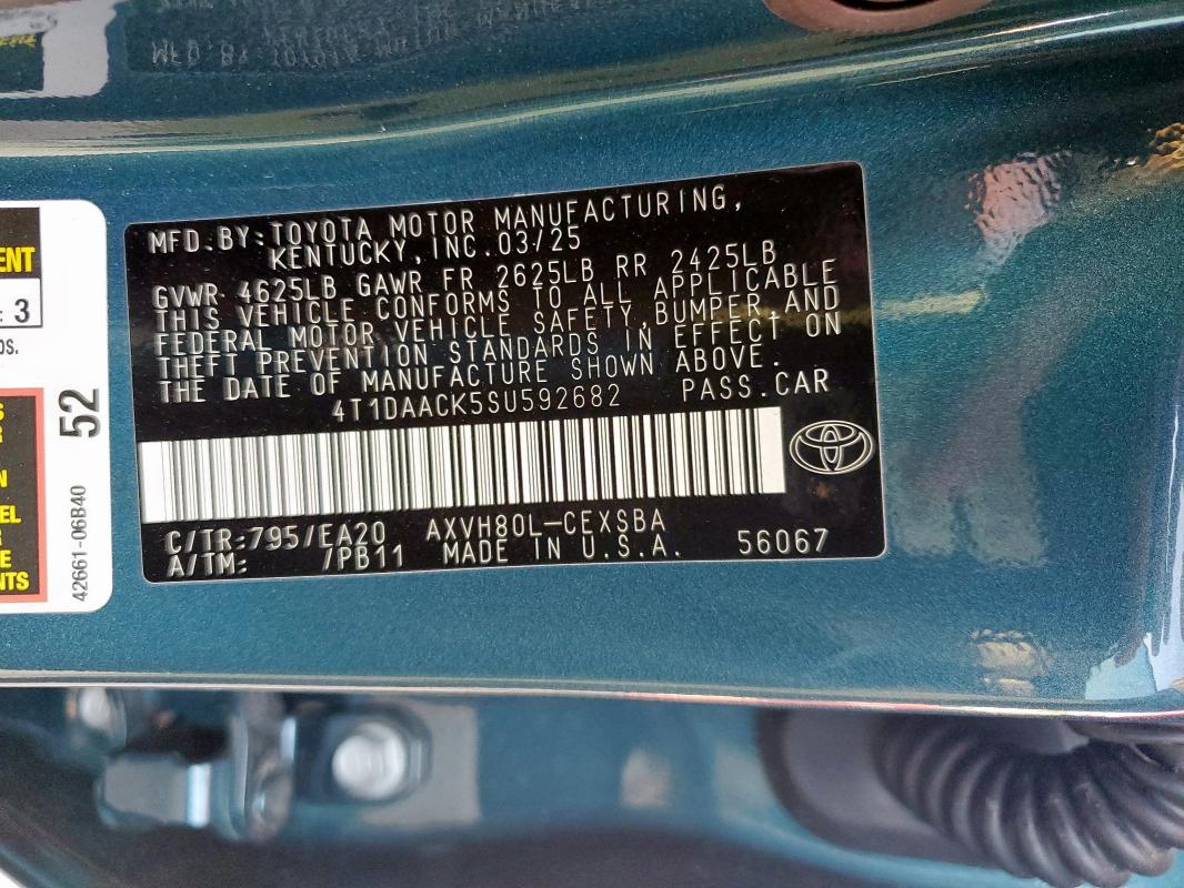 2025 TOYOTA CAMRY XSE - 4T1DAACK5SU592682