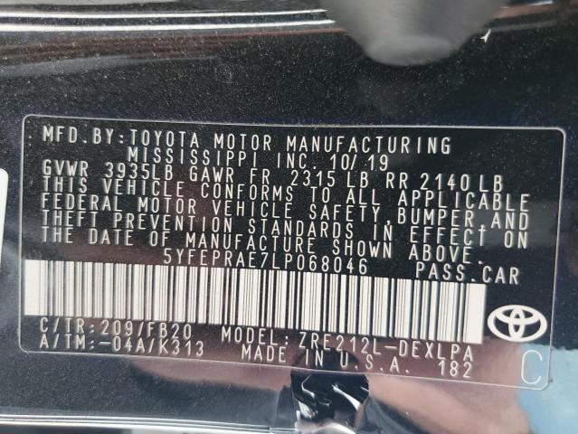 2020 TOYOTA COROLLA LE - 5YFEPRAE7LP068046