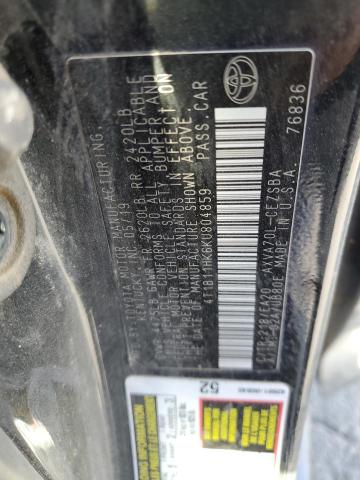 2019 TOYOTA CAMRY L - 4T1B11HK6KU804859