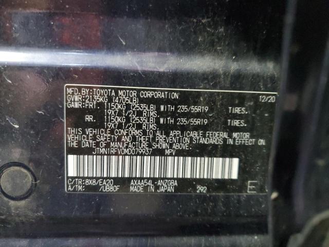 2021 TOYOTA RAV4 LIMIT - JTMN1RFV0MD079937