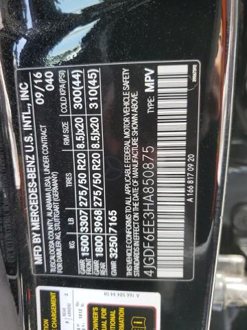 2017 MERCEDES-BENZ GLS 450 4M - 4JGDF6EE3HA850875