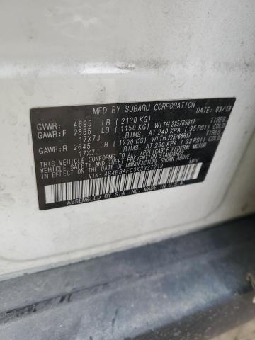 2019 SUBARU OUTBACK 2. 4S4BSAFC3K3337219