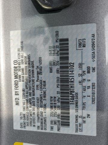 2024 FORD MUSTANG - 1FA6P8TH1R5114102
