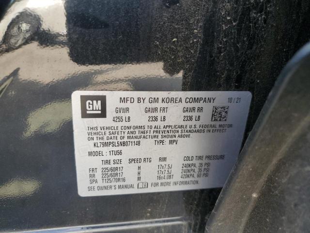 2022 CHEVROLET TRAILBLAZER LT KL79MPSL5NB071148