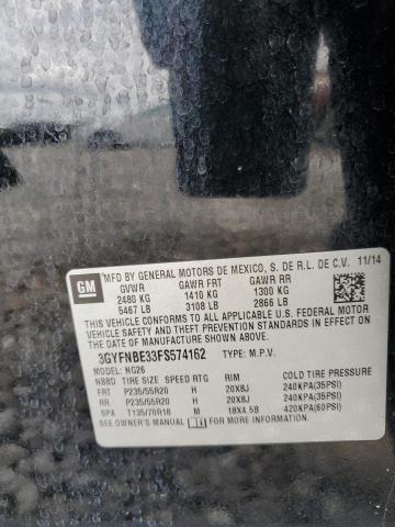 2015 CADILLAC SRX LUXURY 3GYFNBE33FS574162