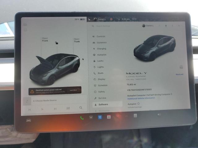 2022 TESLA MODEL Y - 7SAYGDEE0NF378583