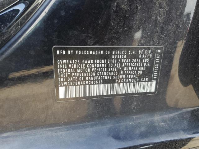 2019 VOLKSWAGEN JETTA S - 3VWC57BU4KM260518