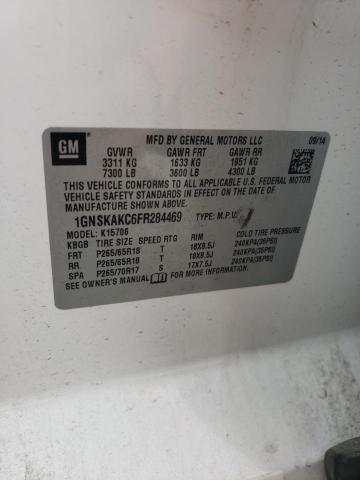 2015 CHEVROLET TAHOE K1500 LS 1GNSKAKC6FR284469