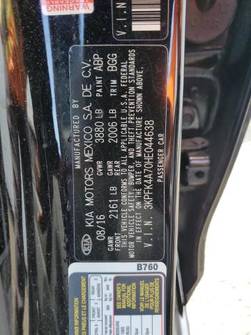 2017 KIA FORTE LX - 3KPFK4A70HE044638