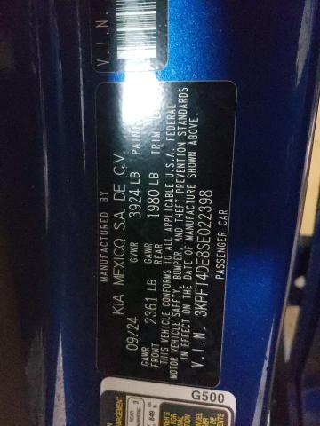 2025 KIA K4 LX 3KPFT4DE8SE022398