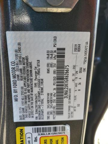 2016 LINCOLN MKZ - 3LN6L2JK1GR626675