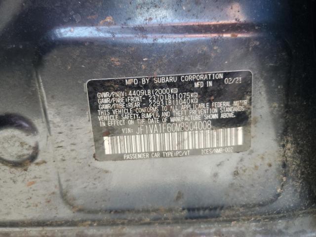 2021 SUBARU WRX PREMIU - JF1VA1F60M8804008