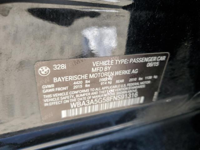 2015 BMW 328 I - WBA3A5G58FNS91316