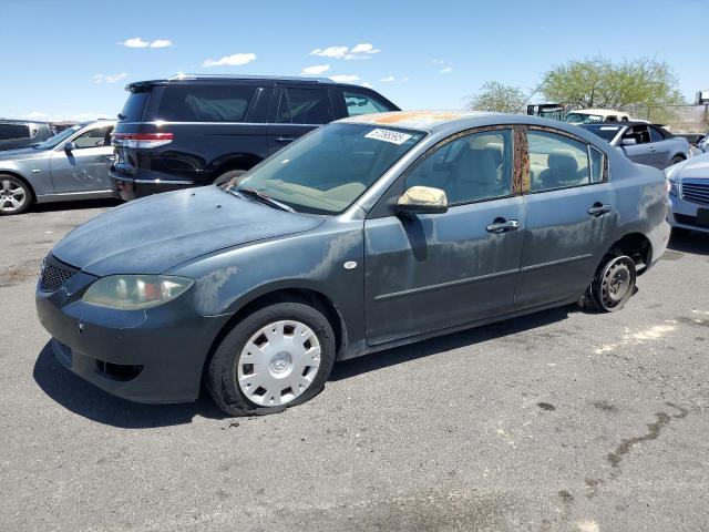 MAZDA 3 I 2004 green  gas JM1BK12F741139584 photo #1